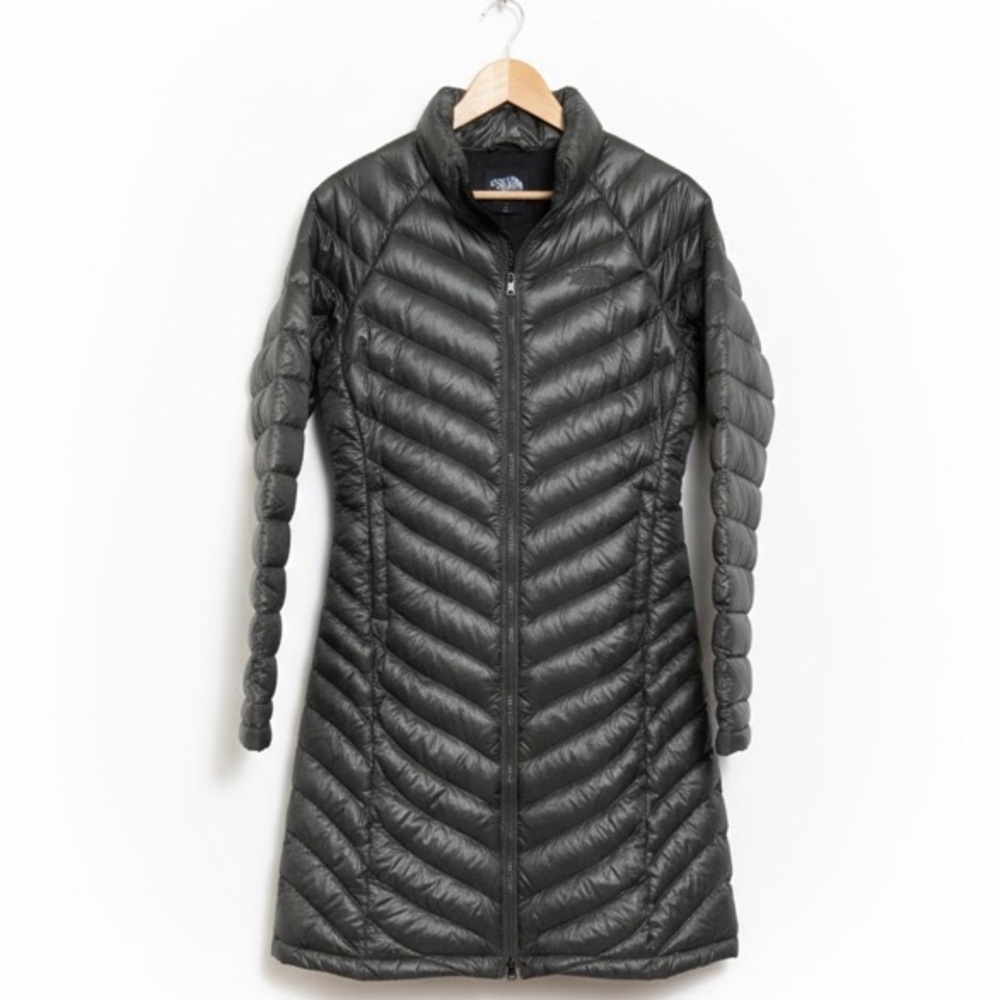 The North Face Women’s Down Filled Long Puffer Parka Grey Winter Coat Small